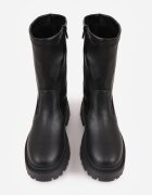 vices Botine Negre cu carâmb mulat în Stil Grunge Xillie