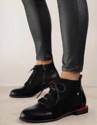vices Botine Negre cu carâmb șiretat Ozvila