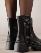 vices Botine Negre cu Panglică Decorativă Rivavie