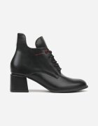 vices Botine Negre Cu șireturi Cu toc gros Cu carâmb asimetric Salles
