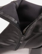 vices Botine Negre cu Toc Conic cu Carâmb Ajustat Giosella