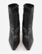 vices Botine Negre cu Toc Stiletto cu Tija Aderentă Adinella