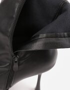 vices Botine Negre cu Toc Stiletto cu Tija Aderentă Adinella