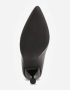 vices Botine Negre cu Toc Tip Clepsidră cu Carâmb Elastic Kelisse