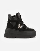 vices Botine Negre Stil Sneakers cu Platformă Afirriva