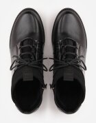 vices Botine Negre Tip Bocanci cu Model de Crocodil Alerriva