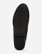 vices Botine Negre Tip ghete Cu inserții în relief Afridda