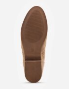 vices Botine perforate Bej închis din imitație de piele întoarsă Selandria