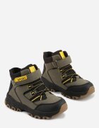 vices Botine Verzi în stil trekking Prinse cu scai Nelanella