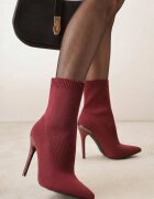 vices Botine Visinii tip șosetă pe Toc Stiletto cu Vârf Ascuțit Brettalie