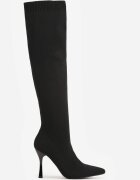 vices Cizme Negre cu toc stiletto cu tijă tip șosetă Nuira