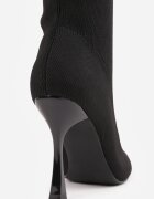 vices Cizme Negre cu toc stiletto cu tijă tip șosetă Nuira