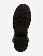 vices Cizme Negre Înalte cu Carâmb Mulat în Stil Grunge Dillie
