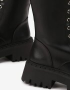 vices Cizme Worker Negre cu Catarame Decorative Enorpie
