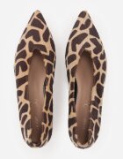 vices Escarpini Leopard cu toc cu branț din piele naturală Vikirasse