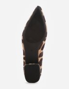vices Escarpini Leopard cu toc cu branț din piele naturală Vikirasse