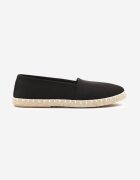 vices Espadrile Negre pe Talpă de Împletitură Sesaniela