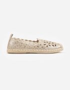 vices Espadrile Perforate Aurii cu șnur împletit Arivila