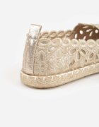 vices Espadrile Perforate Aurii cu șnur împletit Arivila