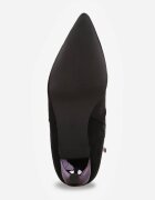 vices Ghete Negre cu toc stiletto decorativ cu strasuri Temire