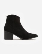vices Ghete negre Western cu toc gros Vertiona