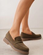 vices Mocasini clasici din imitație de piele întoarsă Echinos Verzi