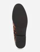 vices Mocasini Leopard cu branț de piele și cusături decorative Adestiia