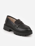 vices Mocasini Negre pe Talpă Groasă Viara