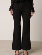 vices Pantaloni de costum negri tip clopot Tessaria