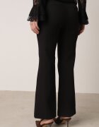 vices Pantaloni de costum negri tip clopot Tessaria