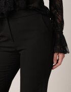 vices Pantaloni de costum negri tip clopot Tessaria