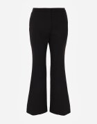 vices Pantaloni de costum negri tip clopot Tessaria