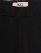vices Pantaloni de costum negri tip clopot Tessaria