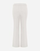vices Pantaloni eleganți evazați cu dungă ornamentați cu dungi Neronia Albi