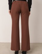 vices Pantaloni eleganți evazați cu dungă ornamentați cu dungi Neronia Maro