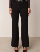 vices Pantaloni eleganți evazați cu dungă ornamentați cu dungi Neronia Negri