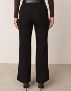 vices Pantaloni eleganți evazați cu dungă ornamentați cu dungi Neronia Negri