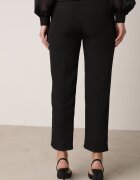 vices Pantaloni Negri Eleganți De costum cu Buzunare Zervia