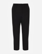 vices Pantaloni Negri Eleganți De costum cu Buzunare Zervia