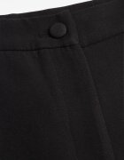 vices Pantaloni Negri Eleganți De costum cu Buzunare Zervia
