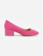 vices Pantofi cu toc Clasici Fucsia cu branț din piele Savira