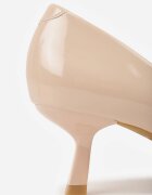 vices Pantofi cu toc kitten Bej Lăcuiți cu barete decorative Caloma