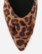 vices Pantofi cu toc Leopard cu branț de piele cu cataramă Aponelle