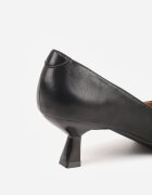 vices Pantofi cu toc Negre în stil toc pisică cu Branț din Piele Naturală Lukke