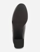 vices Pantofi cu toc negre Mary Jane pe toc decorativ cu branț din piele Dadvire