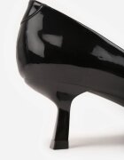 vices Pantofi cu toc negri lăcuiți cu toc stiletto tip toc pisoi cu aplicație Triunghi Tromella