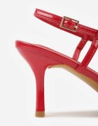 vices Pantofi cu toc subțire Elegante Roșu cu Fundă Decorativă Adrelena