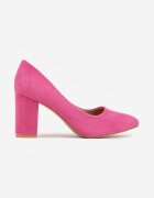 vices Pantofi Fucsia Clasici cu toc cu branț de piele Maithria