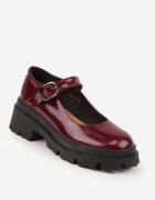 vices Pantofi Lăcuiți Bordeaux Mary Jane cu toc și platformă Daloma