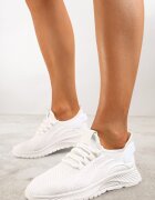 vices Pantofi Sport Albi Cu șireturi Cu talpă groasă Unamarie